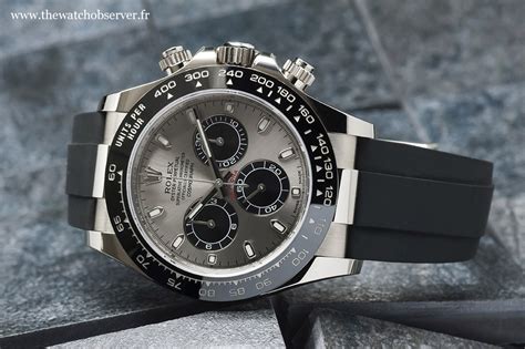 rolex daytona white gold black dial review|rolex daytona 116519ln.